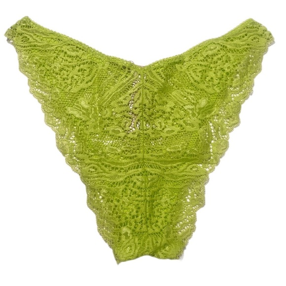 NWT Savage Fenty alien animal midrise yellow Brazilian sexy underwear panty 1X - Picture 3 of 3